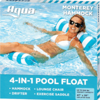 Aqua 4-In-1 Monterey Hammock Pool Float & Water Hammocks – 2-3-4 Multipacks – Multiple Colors/Styles – for Adults and Kids Floating - Image 6