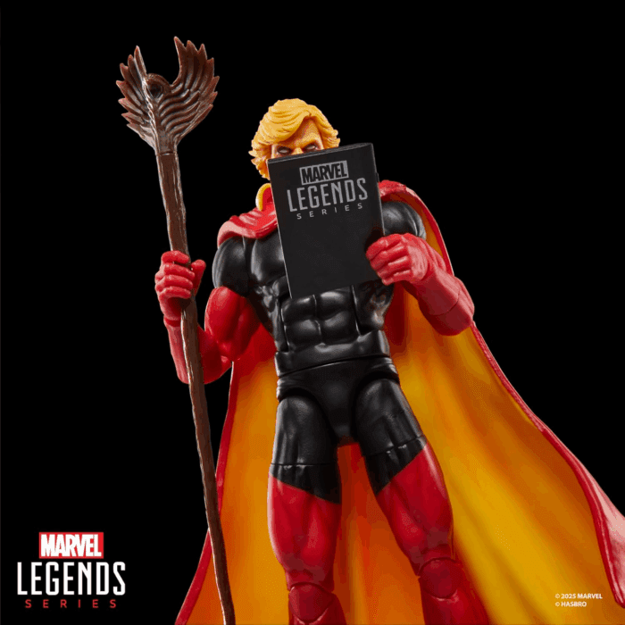 Legends Series Adam Warlock, Infinity Gauntlet Comics-Inspired Collectible 6-Inch Scale Action Figure with Character-Sized Comic Accessory - Image 4