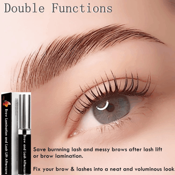 Lash Lift Care, Brow Lamination Aftercare Eyelash Perm Nutrition, Treat Burning Eyebrow save Messy Lash, 8 Weeks Keratin Botox Care for and Perm/Lift(7Ml) (Clear-Lash&Brow Care) - Image 7
