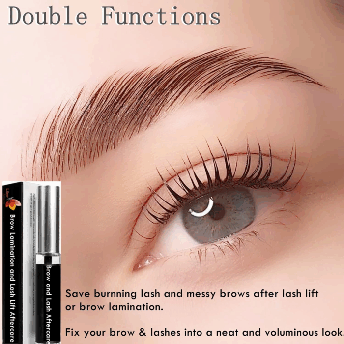 Lash Lift Care, Brow Lamination Aftercare Eyelash Perm Nutrition, Treat Burning Eyebrow save Messy Lash, 8 Weeks Keratin Botox Care for and Perm/Lift(7Ml) (Clear-Lash&Brow Care) - Image 7