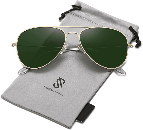 Classic Aviator Polarized Sunglasses for Men Women Vintage Retro Style - Image 2
