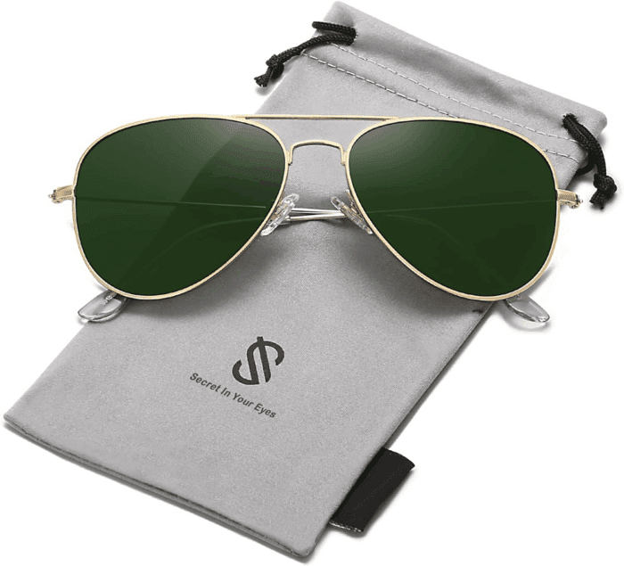 Classic Aviator Polarized Sunglasses for Men Women Vintage Retro Style - Image 2