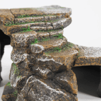 Reptology Shale Scape Step Ledge & Cave Hideout – Basking Area - Decorative Resin for Aquariums & Terrariums – Great for Reptiles, Amphibians, and Fish – Medium - Image 7