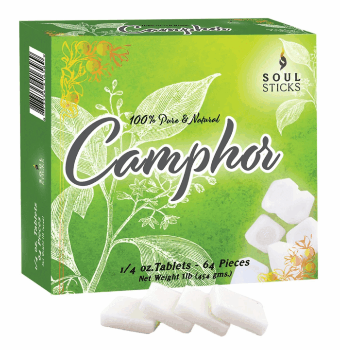 100% Natural Camphor Tablets (56G) - 3 Blocks, 12 Refined Alcanfor Tablets | Odor Eliminator, Aromatherapy & Puja Rituals | Plant-Based, Chemical-Free - Image 7