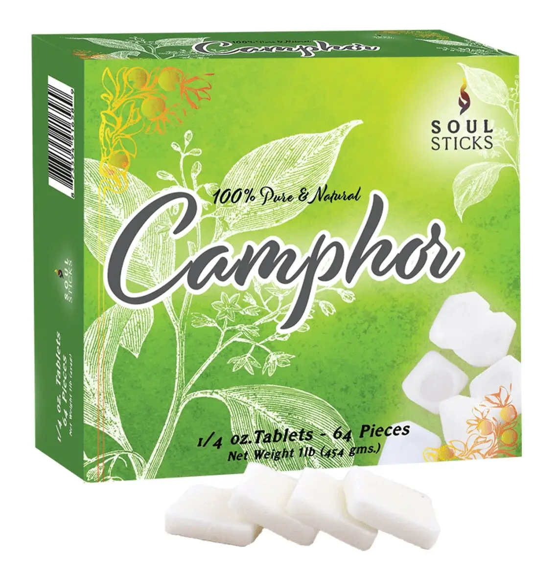 100% Natural Camphor Tablets (56G) - 3 Blocks, 12 Refined Alcanfor Tablets | Odor Eliminator, Aromatherapy & Puja Rituals | Plant-Based, Chemical-Free - Image 7
