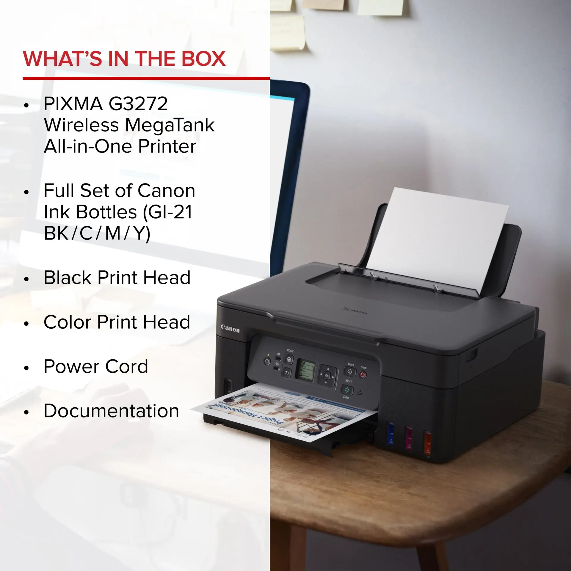 Megatank PIXMA G3272 Color Inkjet All in One Printer - Image 9