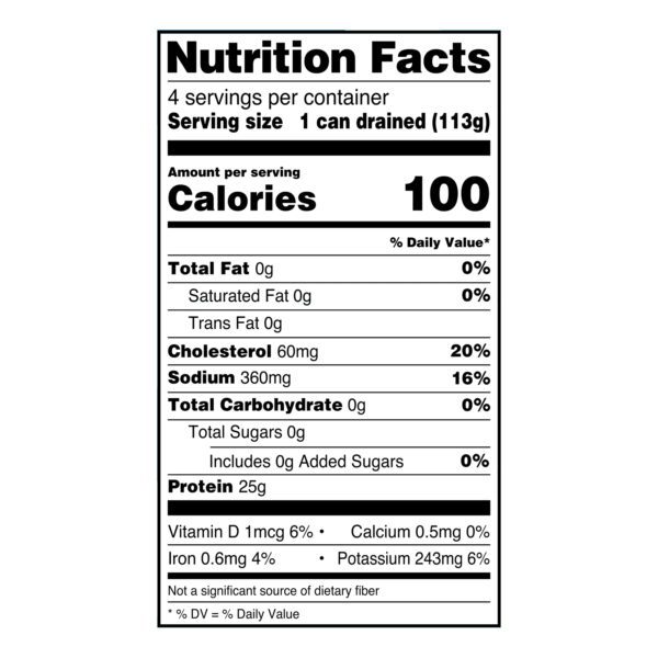 Chunk Light Tuna in Water, 5 Oz, 4 Pack - Image 4