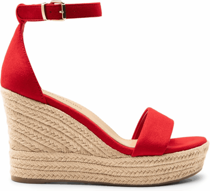 Women'S Platform Wedges Sandals, Comfortable Open Toe Espadrilles Sandals Dressy Buckle Ankle Strap Summer Shoes - Image 2