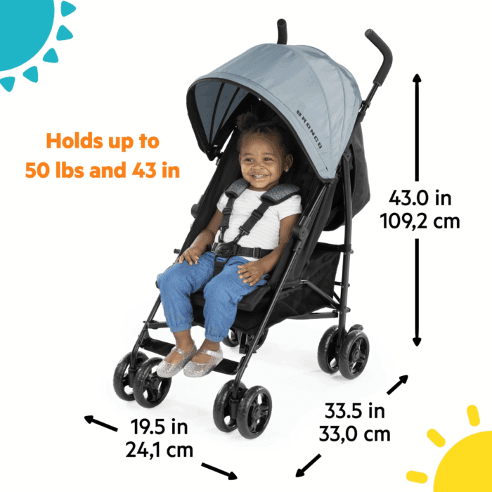 Ford Bronco Highgear Stroller by , Area 51 Blue/Green, Infant Ages 0 Months + - Image 6