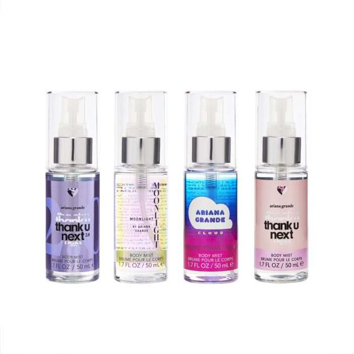 4PC Body Spray Coffret, 1.7 OZ (Thank U Next 2.0, Moonlight, Cloud, Thank U, Next) - Image 2