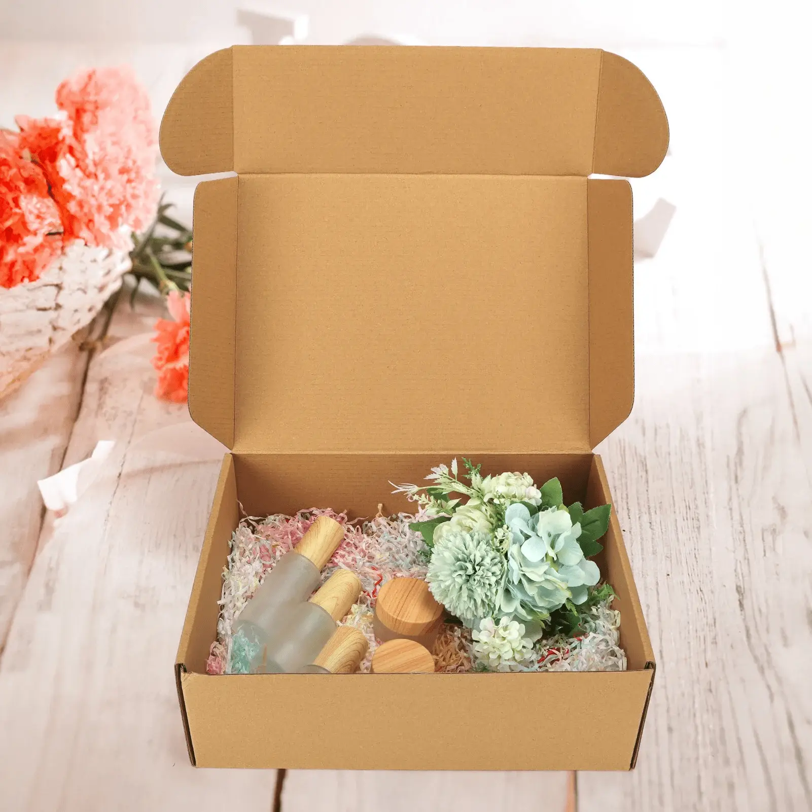 6 Pack 12X9X4 Inches Shipping Boxes, Brown Corrugated Cardboard Boxes for Small Bussiness - Image 4