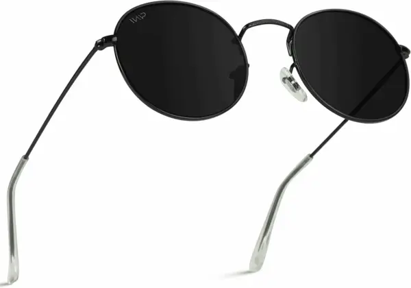 - Reflective Lens round Trendy Sunglasses - Image 2