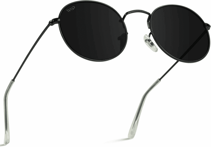 - Reflective Lens round Trendy Sunglasses - Image 2