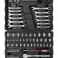 113 Piece 1/4 and 3/8 Inch Drive SAE Mechanics Tool Set, New Condition - Image 7