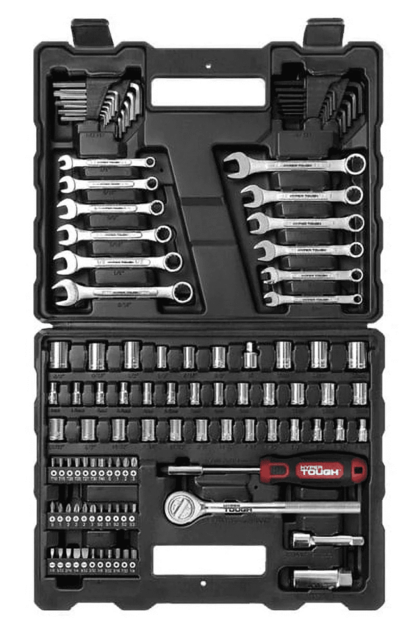 113 Piece 1/4 and 3/8 Inch Drive SAE Mechanics Tool Set, New Condition - Image 7