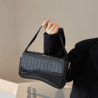 Shoulder Bag for Women Y2K Trendy Purse Vegan Leather Hobo Handbags Clutch Saddle Bag with 2 Removable Strap - Image 2