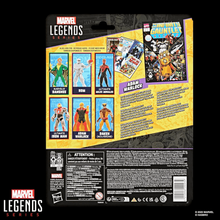 Legends Series Adam Warlock, Infinity Gauntlet Comics-Inspired Collectible 6-Inch Scale Action Figure with Character-Sized Comic Accessory - Image 13