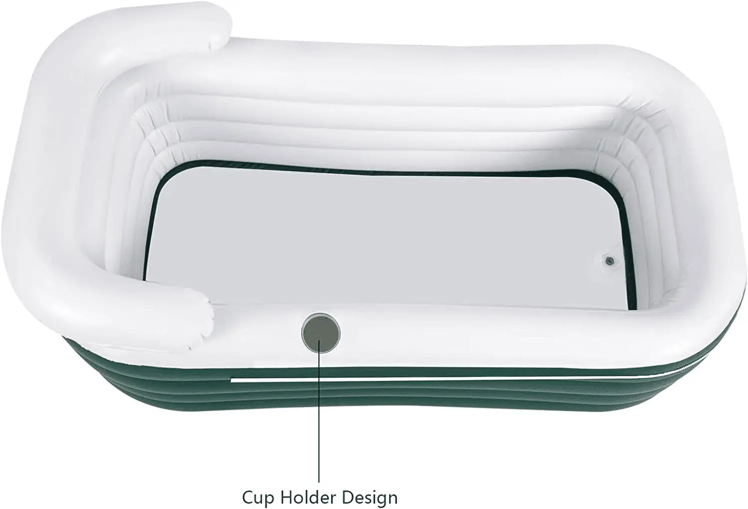 For Adult Spa Inflatable Adult Bath Tub, Foldable Portable Inflatable Soaking Bathtub with Electric Air Pump Blow up Bathtub - Image 3