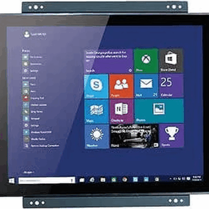 17 Inch Open Frame Design Touch Screen Monitor Display with VESA & Rear Mounting Bracket for Kiosk Industrial Automation POS Retail Self-Service
