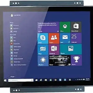 17 Inch Open Frame Design Touch Screen Monitor Display with VESA & Rear Mounting Bracket for Kiosk Industrial Automation POS Retail Self-Service