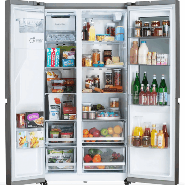 27 Cu. Ft. Side by Side Refrigerator W/ Instaview, Stainless Steel (LRSOS2706S) - Image 3