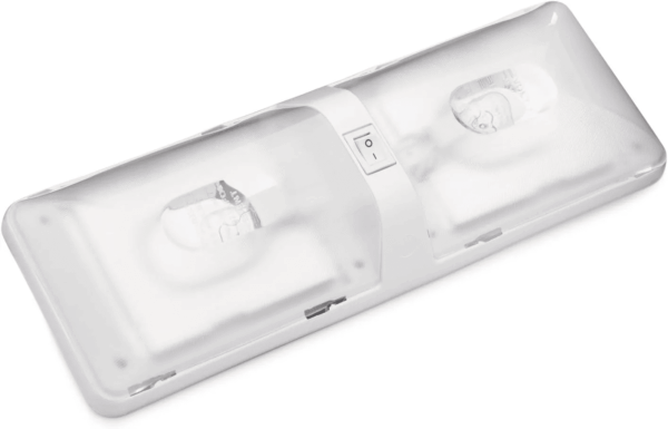 Euro-Style Single Dome Light with Jack Ceiling Light Fixture Camper RV Interior Lights - Image 7