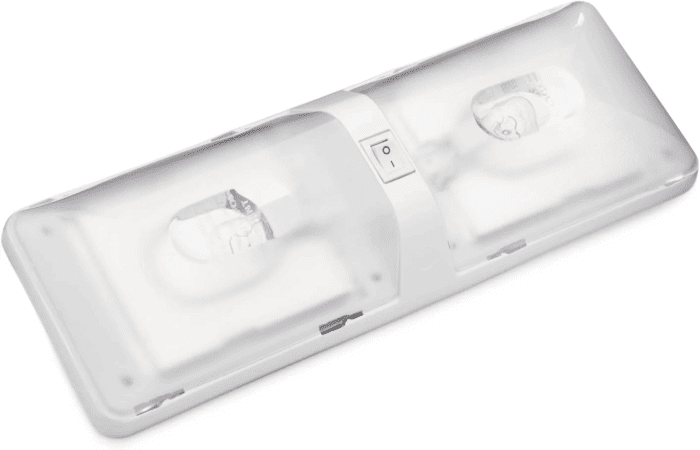 Euro-Style Single Dome Light with Jack Ceiling Light Fixture Camper RV Interior Lights - Image 7