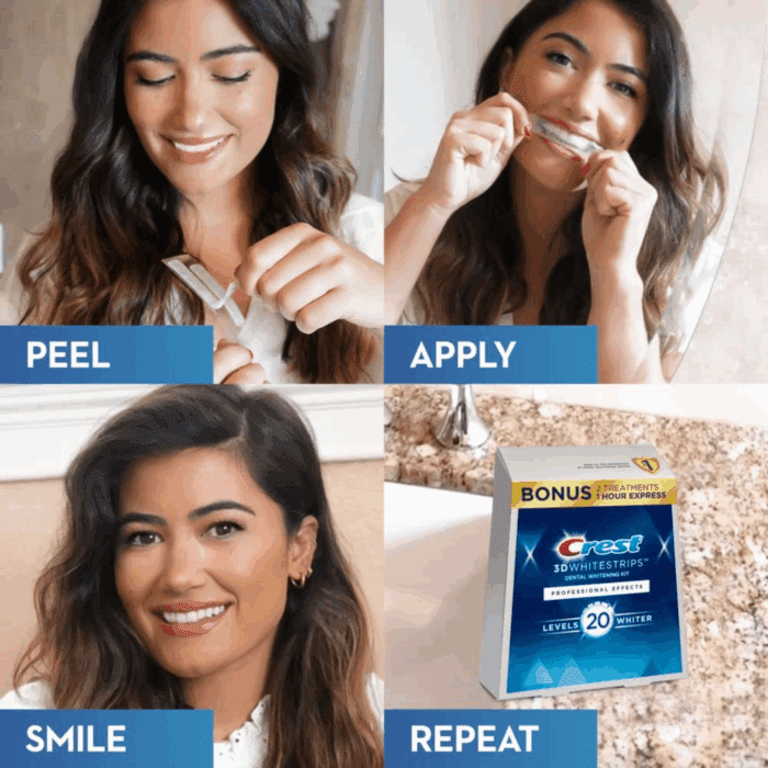 3D Whitestrips Professional Effects, Whitestrip 3D White, Teeth Whitening Strip Kit, 44 Strips (22 Count Pack),  Teeth Whitening Strips, Teeth Whitening Kit - Image 2