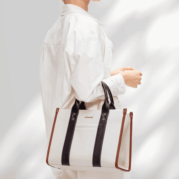 Purse for Women Leather Tote Bag Purse and Handbags, Satchel Shoulder Crossbody Top Handle Bags with Zipper - Image 5