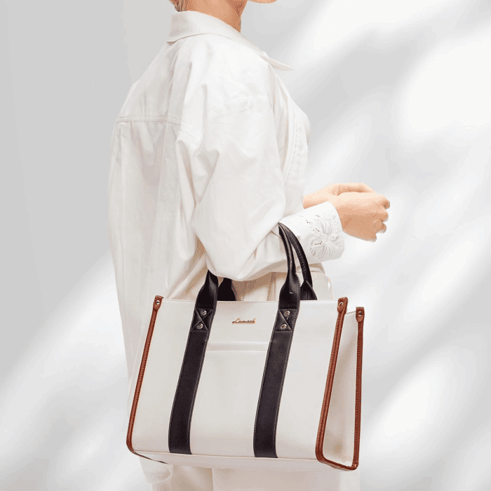 Purse for Women Leather Tote Bag Purse and Handbags, Satchel Shoulder Crossbody Top Handle Bags with Zipper - Image 5
