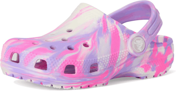 Kids' Classic Marbled Tie-Dye Clog - Image 7