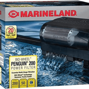 Penguin Bio-Wheel Power Filter 200 GPH, Multi-Stage Aquarium Filtration