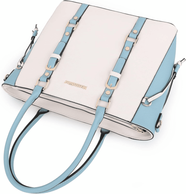 3PCS Purses for Women Tote Bag and Wallet Set Shoulder Satchel Handbags - Image 3
