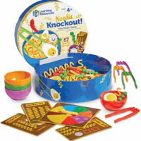 Noodle Knockout! Fine Motor Game,Fine Motor Skills Toys, 67 Pieces, Ages 4+