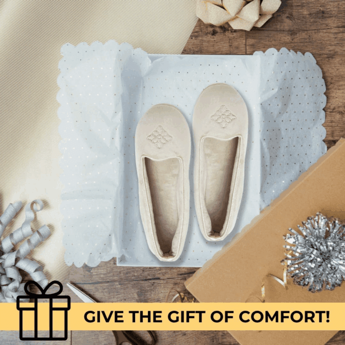 Women'S Cozy Memory Foam Indoor Rebecca Closed Back House Ballet Slipper with Wide Widths - Image 6