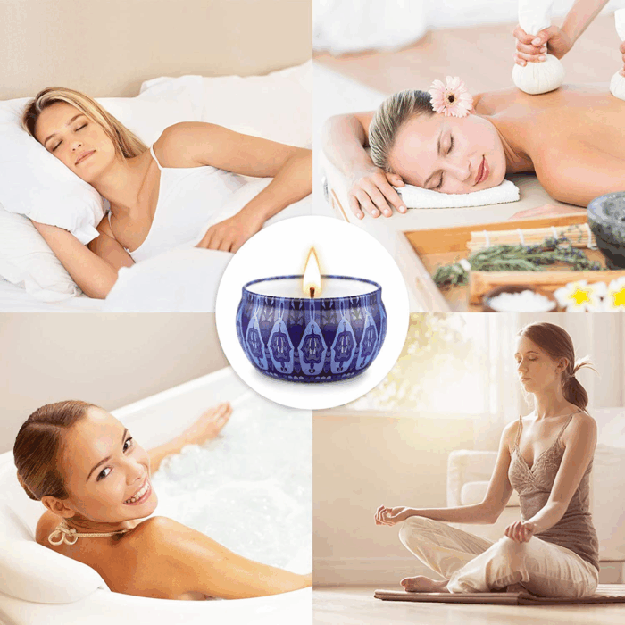 Scented Candles Gift Set,12 Pack Candles for Home Scented, 300 Hour Long Lasting Soy Wax Aromatherapy Candle Set, Birthday Gifts for Women with Gift Box - Image 7