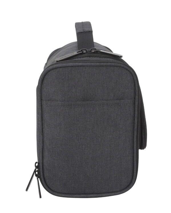Protege Travel Polyester Hanging Toiletry Kit Organizer, Rich Black - Image 3