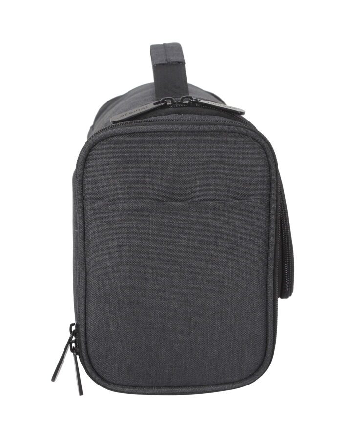 Protege Travel Polyester Hanging Toiletry Kit Organizer, Rich Black - Image 3