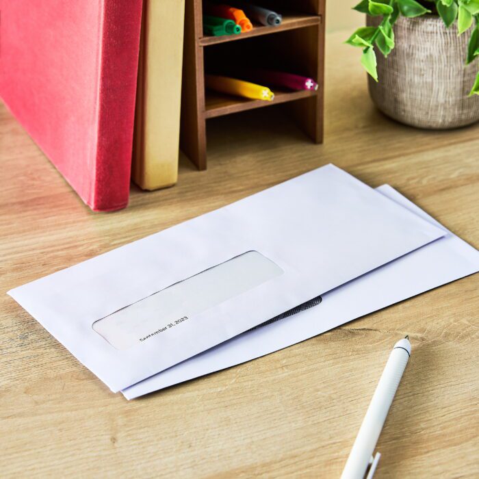 #10 Single Window Peel and Stick Envelopes, White, 4.13 in X 9.5 In, 250 Count - Image 2