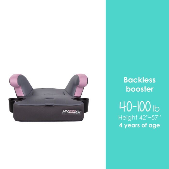 Hybrid SI 3-In-1 Combination Booster Car Seat - Desert Rose - Image 6