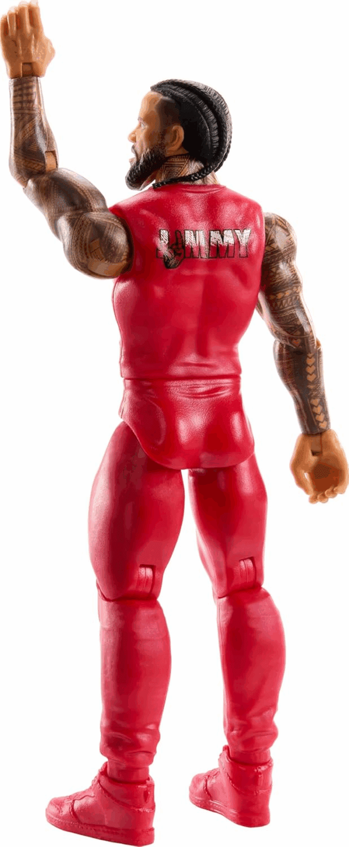WWE Jimmy USO Action Figure, Main Event Series #155 6-Inch Collectible with 10 Articulation Points & Life-Like Look - Image 4