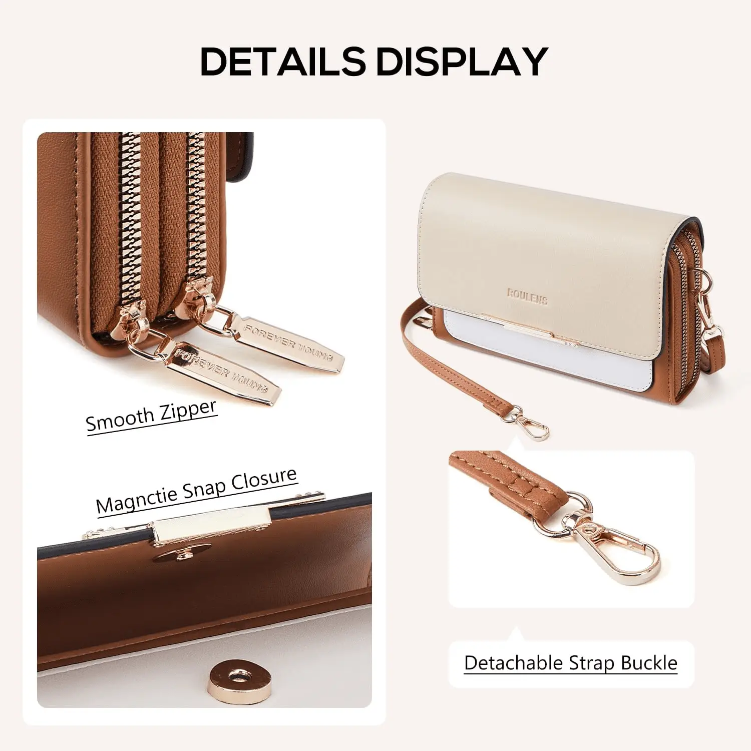 Small Crossbody Bag for Women,Cell Phone Purse Women'S Shoulder Handbags Wallet Purse with Credit Card Slots - Image 6