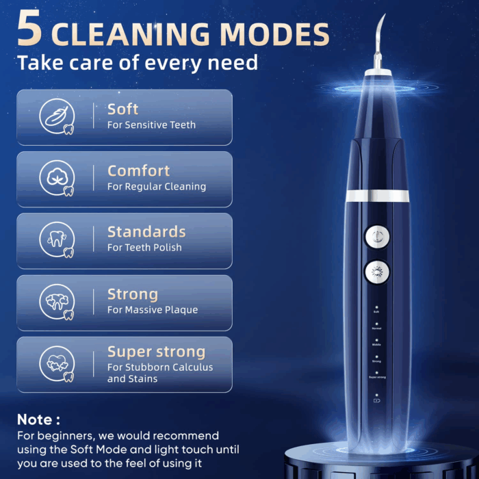 Plaque Remover for Teeth - Tartar Remover for Teeth, Dental Calculus Remover Teeth Cleaning Kit - Image 2