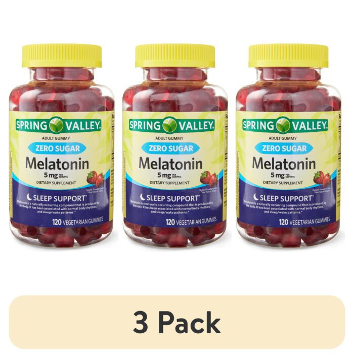 Zero Sugar Melatonin Sleep Support Dietary Supplement Gummies, 5 Mg, 120 Count - Image 10