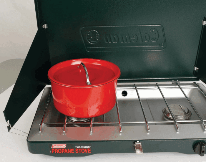 Matchlight 2-Burner Propane Stove, 10,000 BTU, Black - Image 5