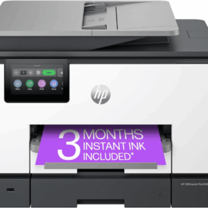 Officejet Pro 9135E All-In-One Printer, Color, Printer-For-Small Medium Business, Print, Copy, Scan, Fax, Wireless 3 Months of Instant Ink Included; Two-Sided Printing; Two-Side