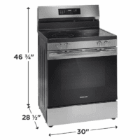 FCRE3083AS 30" Electric Range with Air Fry (Energy Star Certified), Stainless Steel - Image 2
