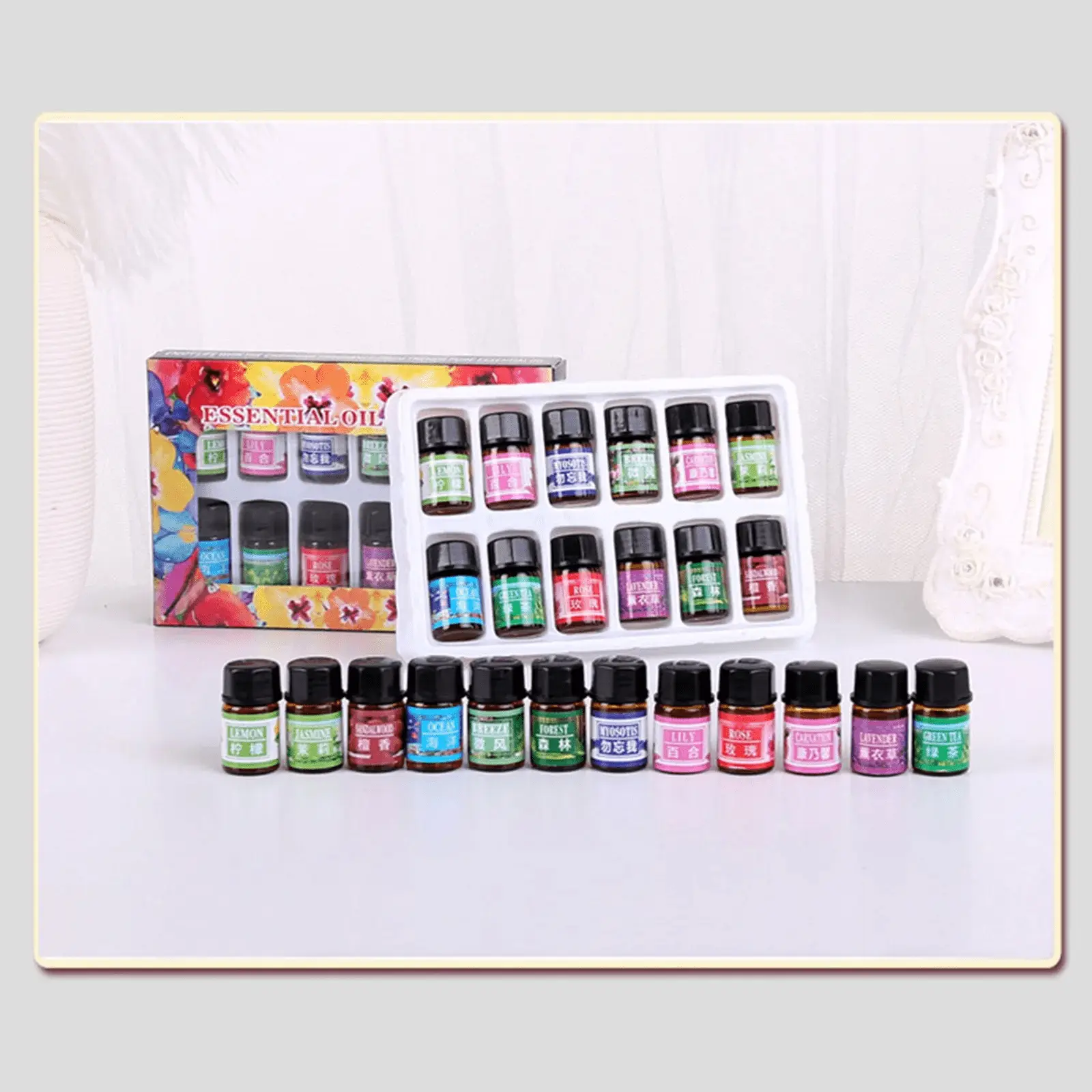 3Ml*12 Bottles ,Water Soluble Essential Oil, Used for Humidifier Air Purifier Incense Burner Aromatherapy Lamp - Image 4