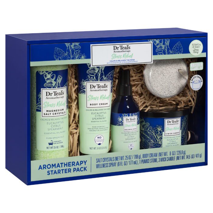 Aromatherapy Stress Relief Starter Pack, Eucalyptus, Citrus and Spearmint, 5 Pieces - Image 3
