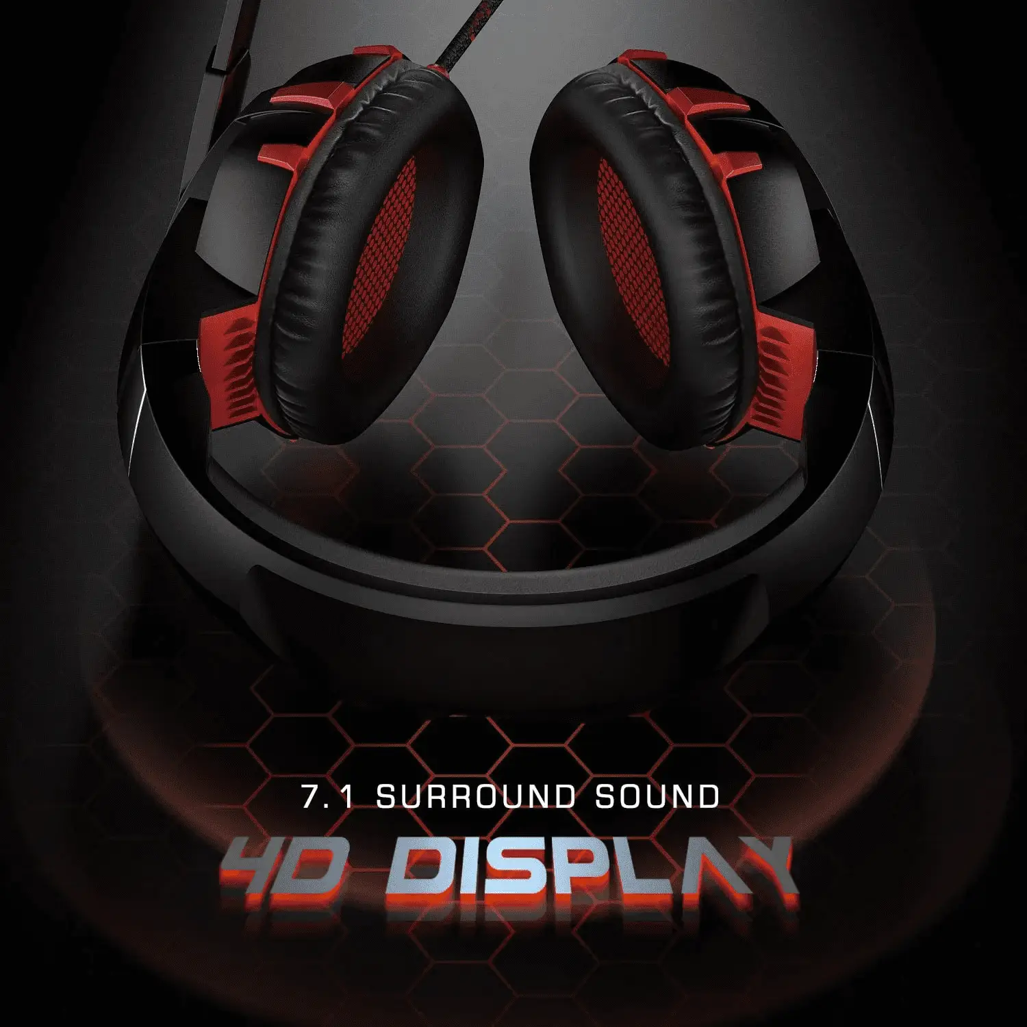 Stereo Gaming Headset for PS4, Xbox One, PC, Mobile, Noise Canceling over Ear Headphone with Mic and LED Light - Image 2